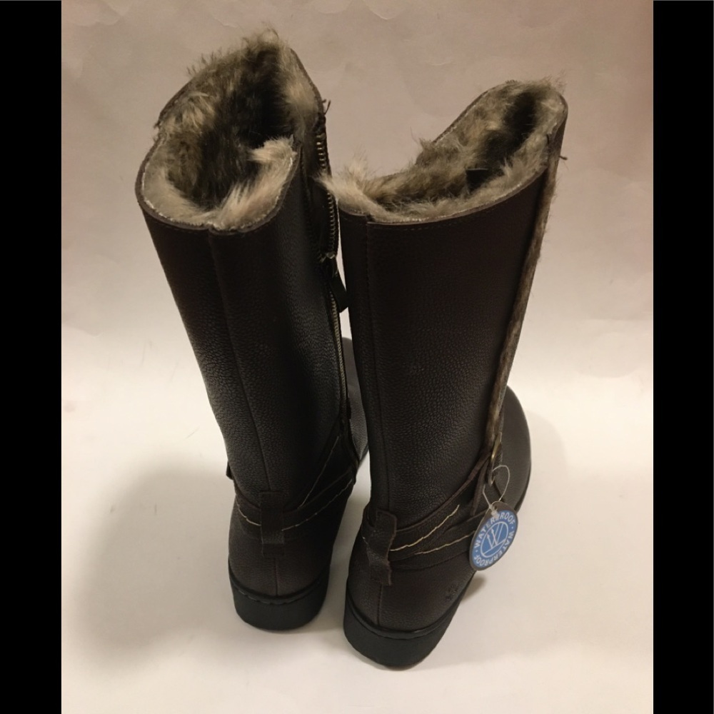 Northside leather Waterproof Buckle Strap Boots 9 - Picture 5 of 16